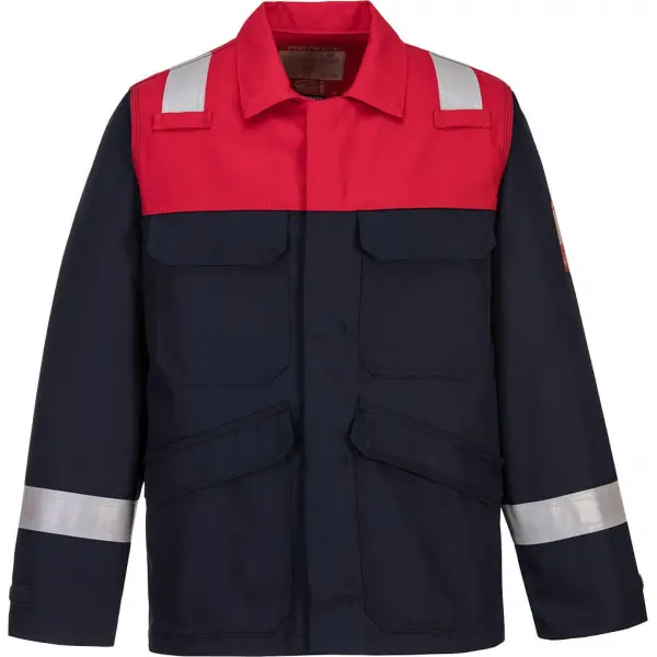 Куртка PORTWEST FR25 антистатическая огнеcтойкая (синий/красный) Куртка PORTWEST FR25 антистатическая огнеcтойкая (синий/красный)