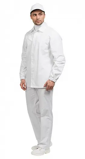 Костюм ОПЕРАТОР ХАССП с БР (белый)