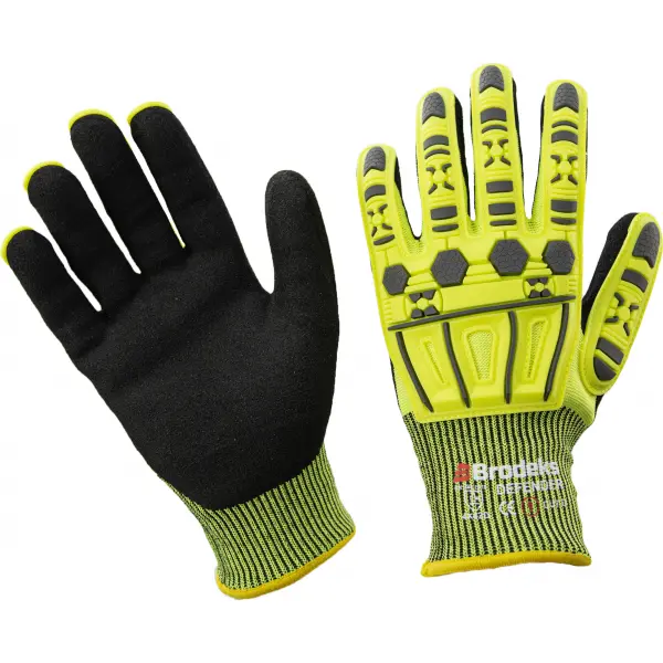 Перчатки от порезов противоударные с нитриловым покрытием GС-22i