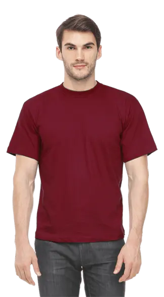 Футболка короткий рукав 160 г/м2 (бордовый) Футболка короткий рукав 160 г/м2 (бордовый)