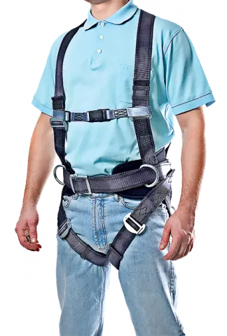 Привязь BG СПР-03, наплечные/набедренные лямки, высокий плотный кушак