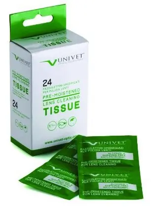 Влажные салфетки для чистки линз UNIVET 3QL003 24 шт Влажные салфетки для чистки линз UNIVET 3QL003 24 шт