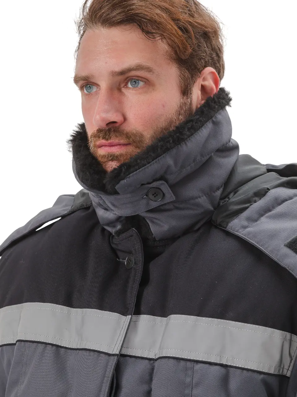 Костюм ВЬЮГА зимний с ПК (т.серый/чёрный) Костюм ВЬЮГА зимний с ПК (т.серый/чёрный)