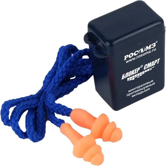 Беруши РОСОМЗ™ БЛОКЕР СМАРТ 63516 30дБ с кордом Беруши РОСОМЗ™ БЛОКЕР СМАРТ 63516 30дБ с кордом