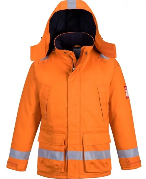 Куртка PORTWEST FR59 зимняя антистатическая огнестойкая (оранжевый)