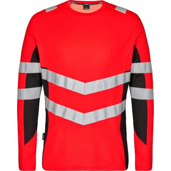 Футболка ENGEL SAFETY L/S 9545-182 (сигнальный красный/черный) Футболка ENGEL SAFETY L/S 9545-182 (сигнальный красный/черный)