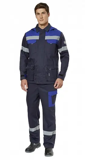 Костюм Ойл тэк (т.синий+васильковый)