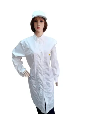 Халат EZ-М-156-L женский антистатический (белый)