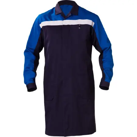 Халат СПЕЦ-АНТИСТАТ (т.синий/васильковый)