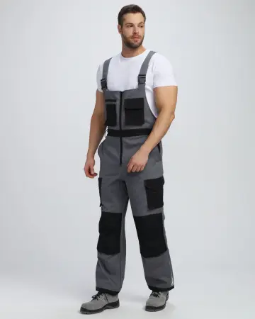 Полукомбинезон МИЛАН СН (т.серый/черный)