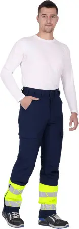 Брюки ACTIVE зимние (синий/желтый)