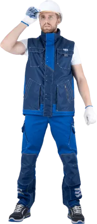 Жилет ЭДВАНС зимний (синий/васильковый)