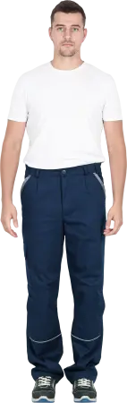 Костюм КОНФОРМ ИМПОРТ с БР (т.синий/серый)