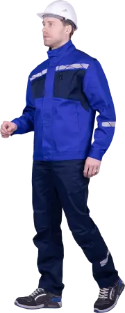 Куртка СТРОНГ ИМПОРТ (васильковый/т.синий)