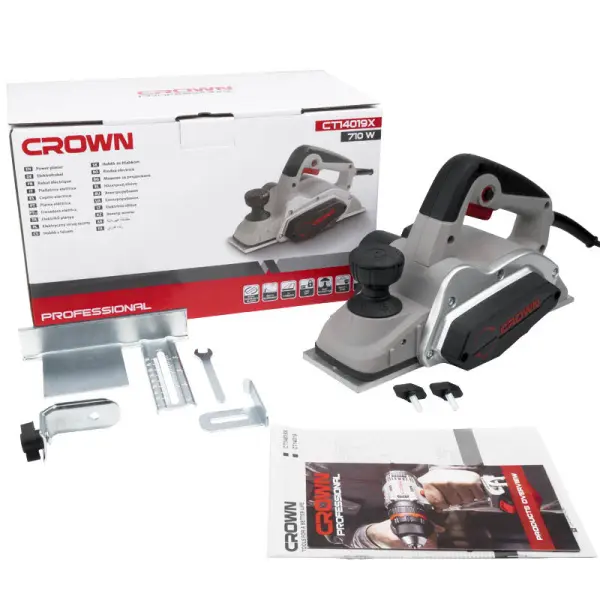 Электрический рубанок CROWN CT14019X 710Вт Электрический рубанок CROWN CT14019X 710Вт