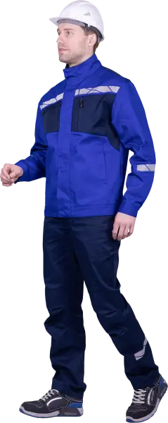 Куртка СТРОНГ ИМПОРТ (васильковый/т.синий)