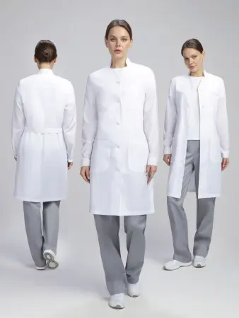 Халат КАРИНА женский (белый) женские медицинские