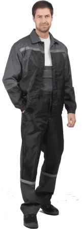 Костюм АВТОМОЙЩИК с ПК (серый)