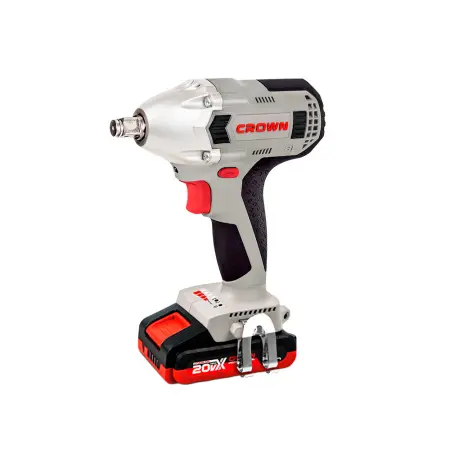 Аккумуляторный ударный гайковерт CROWN CT22015HX-2 TB 20В B3+ 2х2.0Ач 320Нм