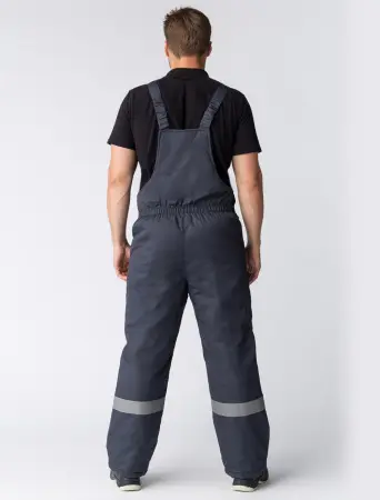 Костюм СИБЕР СОП зимний с ПК (т.серый/красный)