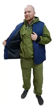 Жилет утепленный универсальный (т.синий)