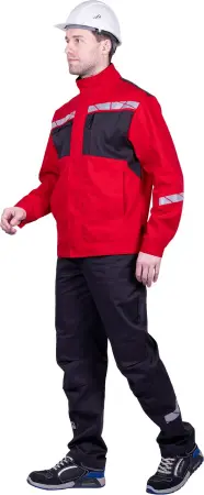 Куртка СТРОНГ (красный/серый)