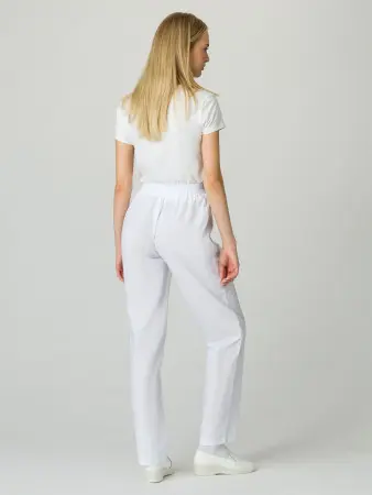 Брюки женские КЛАССИК (белый) женские медицинские