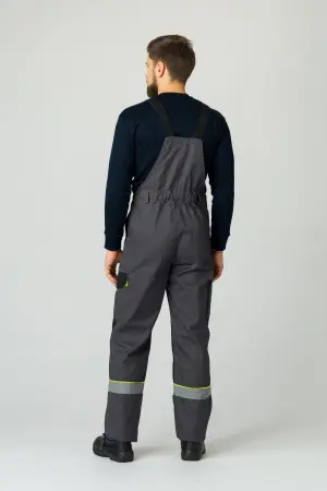 Костюм ХОВАРД/КОРВЕТ с ПК (т.серый/черный/лимонный)