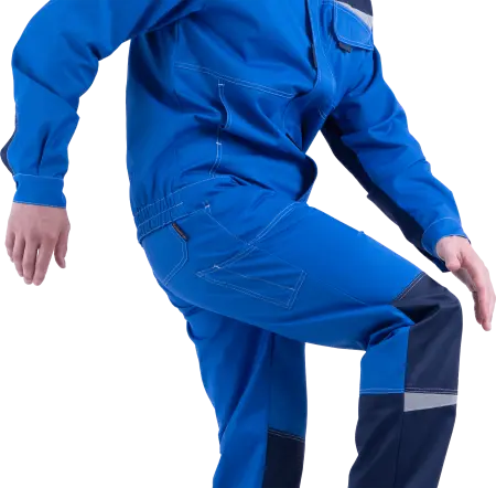 Костюм КМ-10 ЛЮКС летний с ПК (василек/т.синий)