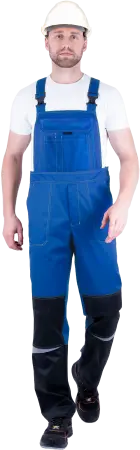 Костюм КМ-10 ЛЮКС летний с ПК (василек/т.синий)