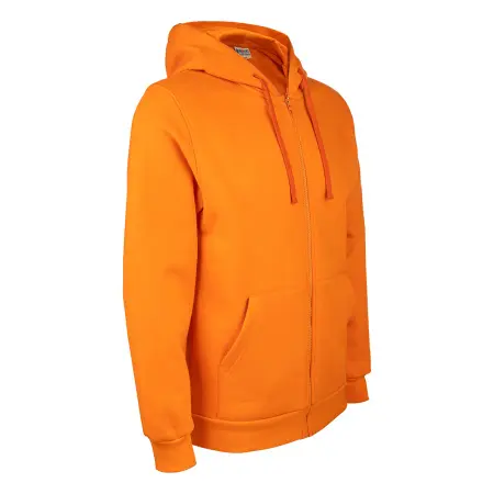 Толстовка REDFORT 281 с капюшоном на молнии (оранжевый)