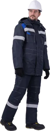 Костюм СТАРАТЕЛЬ зимний с БР (синий/василёк)