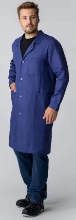 Халат диагональ (т.синий)