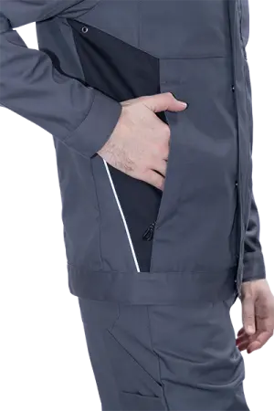 Куртка GT (серый/т.серый)