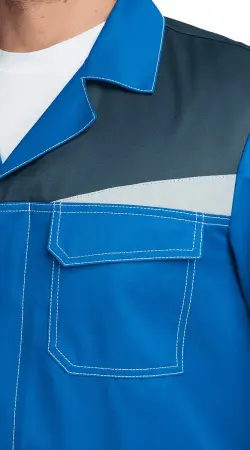 Халат RONTA HL542 (василек/т.синий)