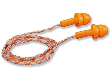 Беруши UVEX ВИСПЕР многоразовые со шнурком (оранжевый)