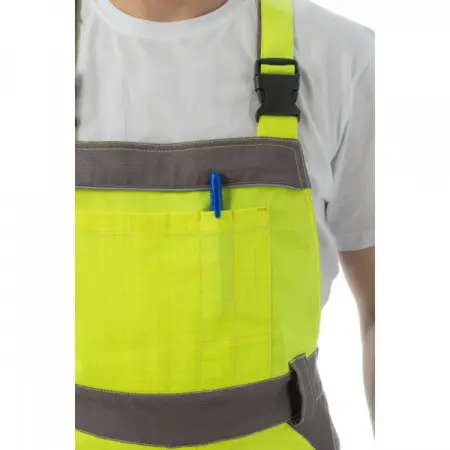 Полукомбинезон BRODEKS MS48-61 мультизащитный (желтый/серый)