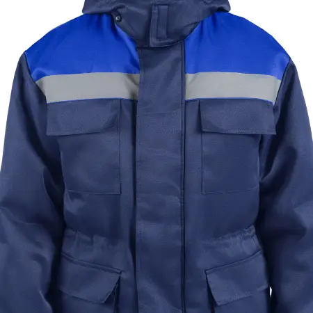 Костюм БУРЯ-СП СОП с ПК 3кл.защиты утепленый (т.синий/васильковый) Костюм БУРЯ-СП СОП с ПК 3кл.защиты утепленый (т.синий/васильковый)