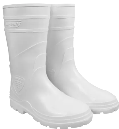 Сапоги ПВХ женские резиновые белые