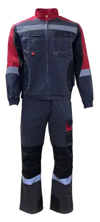 Костюм ФОРМУЛА КОТТОН ФБ1 с БР (т.серый/чёрный/красный)