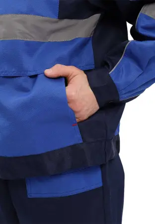 Костюм РЕСПЕКТ с ПК (василек/т.синий) Костюм РЕСПЕКТ с ПК (василек/т.синий)