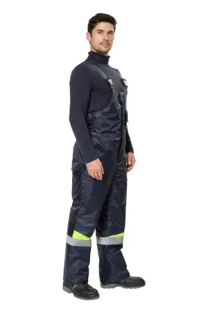 Костюм КОМФОРТ зимний с ПК (т.синий/неоновый) Костюм КОМФОРТ зимний с ПК (т.синий/неоновый)