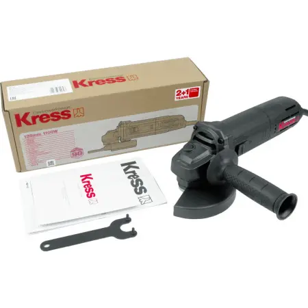 Угловая шлифовальная машина KRESS KU712 1100Вт 125мм