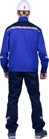 Куртка СТРОНГ (васильковый/т.синий)