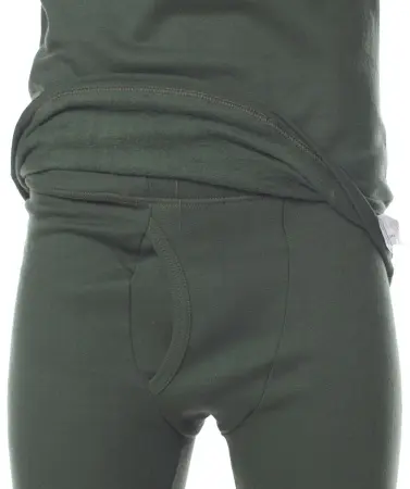 Белье нательное зимнее с начесом (оливковый)