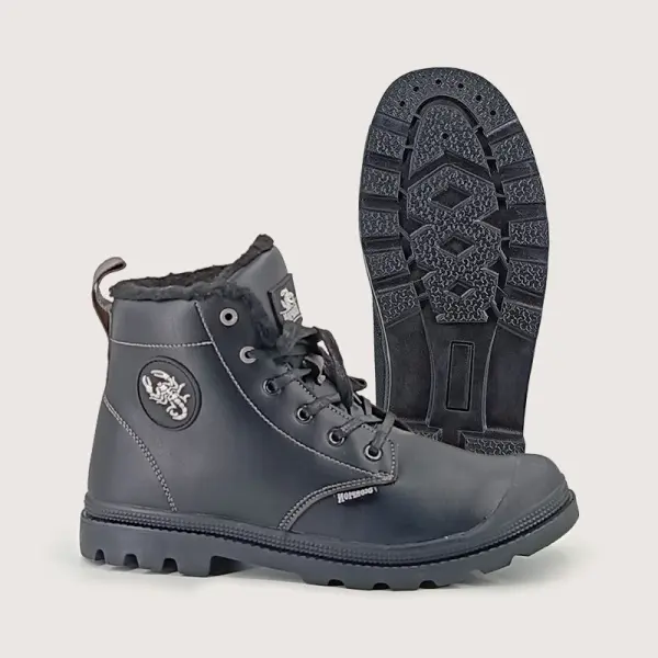 Ботинки СКОРПИОН КОМФОРТ 1650.1 Резина зимние (черный)