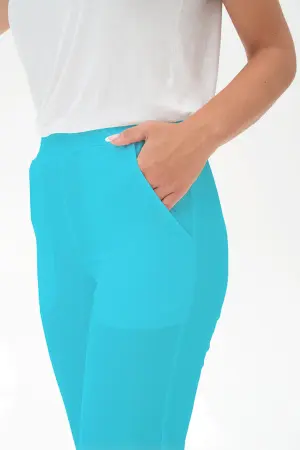 Брюки женские (бирюзовый) женские медицинские