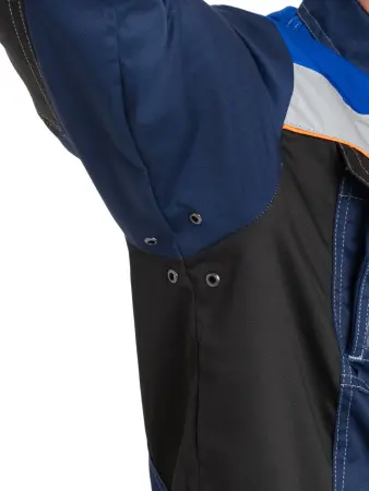 Костюм М с СОП с ПК (синий/черный/василек)