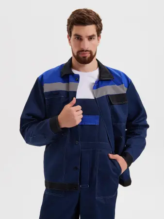 Костюм КОРПУС с ПК (синий/черный/василек)