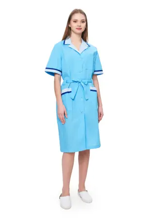 Халат ПРИБОЙ женский (голубой/св.голубой/василек)